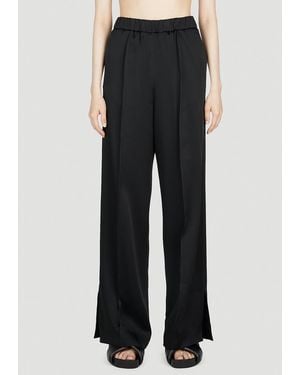 Jil Sander Split Cuff Pants - Black
