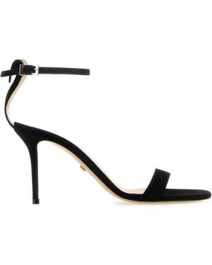 Mach & Mach Mach&Mach Suede Sandals - Black