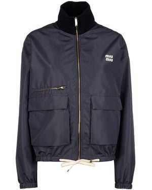 Miu Miu Clothing Jackets - Blue