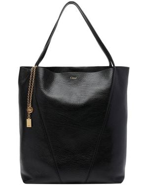 Chloé Spin Tote Bag - Black
