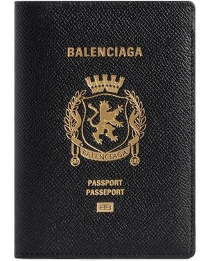 Balenciaga Passport Case - Black