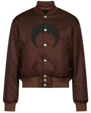 Marine Serre Jackets - Brown