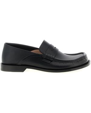 Loewe 'Campo Flap Back' Loafers - Black