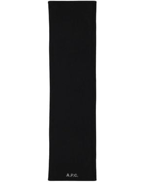 A.P.C. Wool Scarf - Black