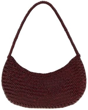 Dragon Diffusion Nova Luna Mini Leather Shoulder Handbag - Purple