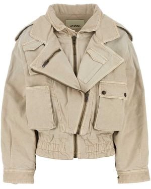Isabel Marant Denim Aneli Jacket - Natural