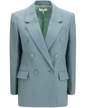 Chloé Double-Breasted Blazer - Blue