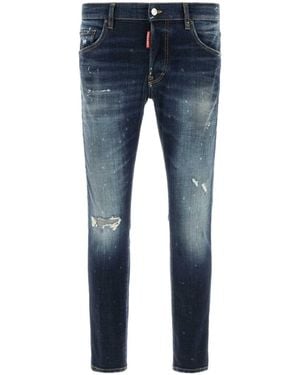 DSquared² Dsquared Stretch Denim Jeans - Blue