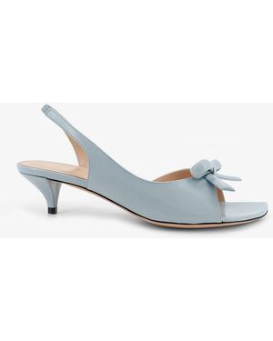 Dior Dior Dior Bow Leather Sandals - White