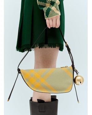 Burberry Mini Shield Sling Shoulder Bag - Yellow