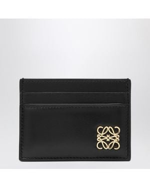 Loewe Anagram Puffer Card Holder - Black