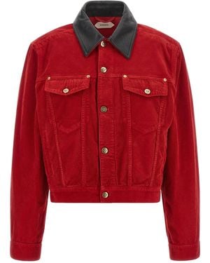 Versace Corduroy Jacket - Red