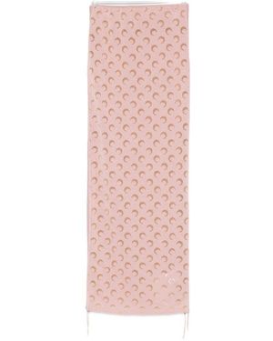 Marine Serre Moon Devore Skirt - Pink