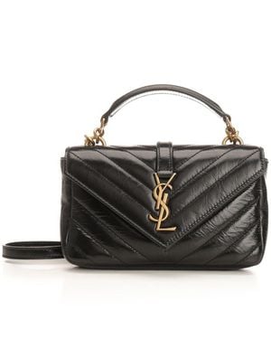Saint Laurent Mini "College" Bag - Black