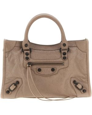 Balenciaga 'Le City Bag S' Handbag - Brown