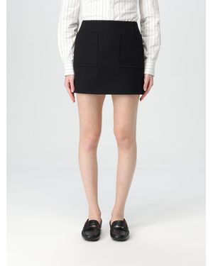Bottega Veneta Mini Skirt With Pockets - Black