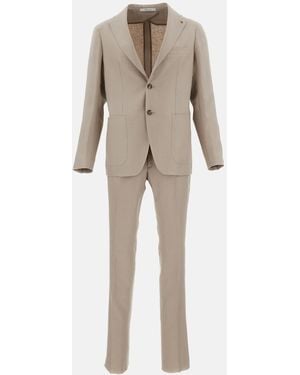 Tagliatore Montecarlo Linen Suit - Natural