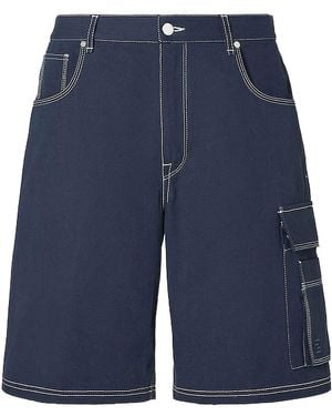 Fendi Canvas Short Pants - Blue