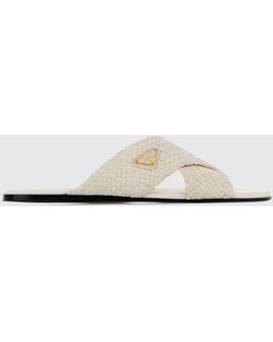 Prada Heeled Sandal - White