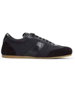 Lemaire Soft Runner Calf Leather Sneakers - Black