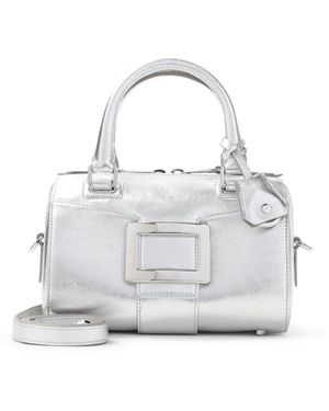 Roger Vivier Bowling Mini Handbag - White