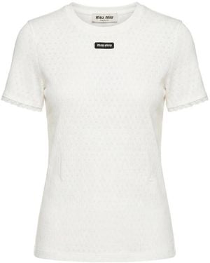 Miu Miu Tops - White