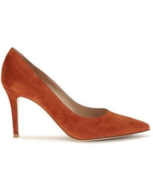 Gianvito Rossi Suede Pumps - Brown