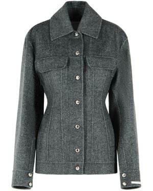 Sportmax 'Calcio' Pure Wool Jacket - Black