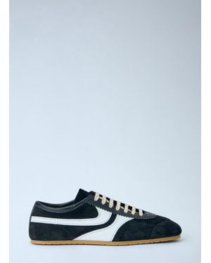 Dries Van Noten Suede Panel Sneakers - White
