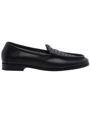 Bottega Veneta Silenzio Loafers - Black