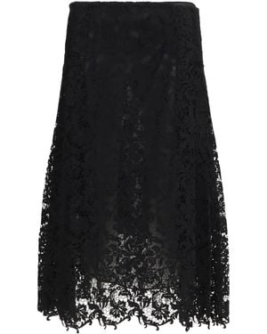 Fendi Flared Midi Skirt - Black
