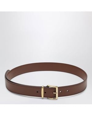 Miu Miu Tobacco Leather Belt - Brown