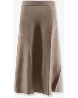 Lisa Yang Torie Cashmere Skirt - Brown