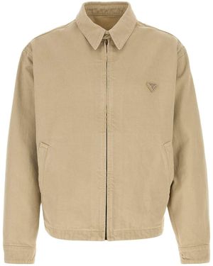 Prada Sand Denim Jacket - Natural