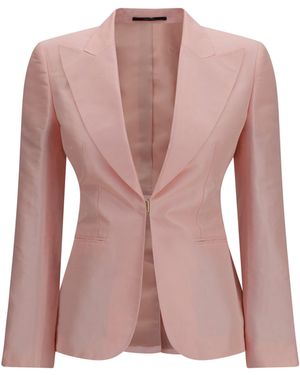 Gucci Jacket Silk Faille - Pink