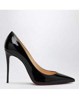 Christian Louboutin Patent Leather Dãcollette - Black