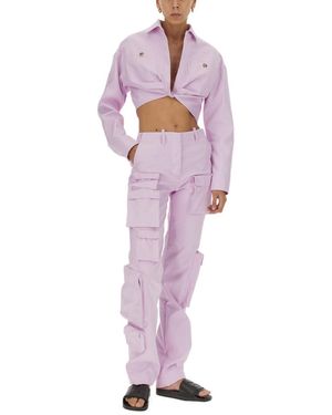 Off-White c/o Virgil Abloh Cotton Jacket - Purple