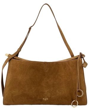 Alaïa Le Click Pocket 35 Bag - Brown