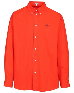 Loewe Long-Sleeved Shirt - Red
