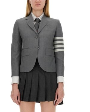 Thom Browne Single-Breasted Jacket - Gray