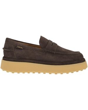 Tod's Suede Loafers With Maxi Tpu Sole - Brown