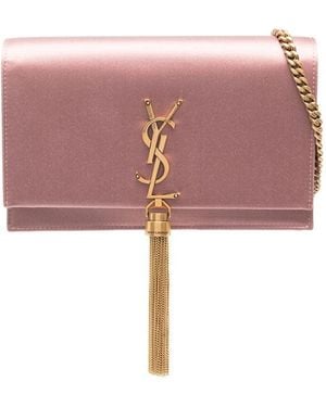 Saint Laurent Clutch Bags - Pink