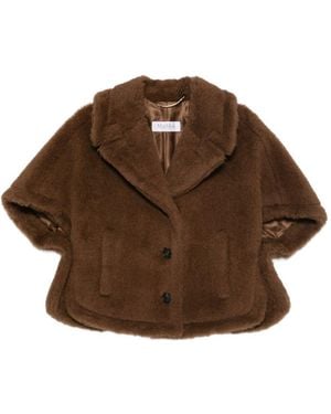 Max Mara Wool Cape - Brown