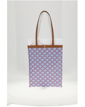 Celine Medium Flat Shopper - Gray