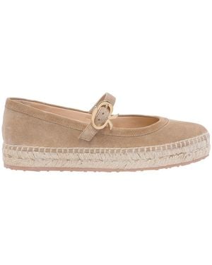 Gianvito Rossi Elda Espadrilles - Natural