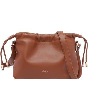A.P.C. Mini Ninon Crossbody Bag - Brown