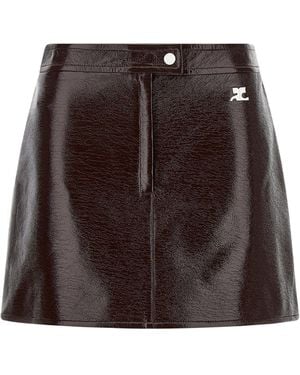 Courreges 'Reedition' Skirt - Brown