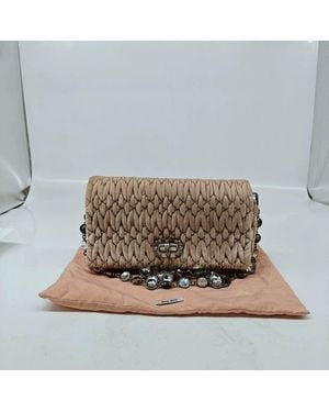 Miu Miu Pre-Loved Bag Very Good Condition - Metallic