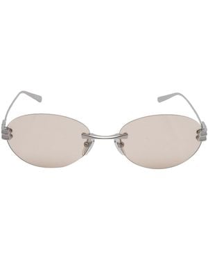 Balenciaga Gossip Oval Sunglasses - Brown