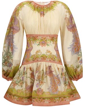 Zimmermann Indra Mini Dress - Natural